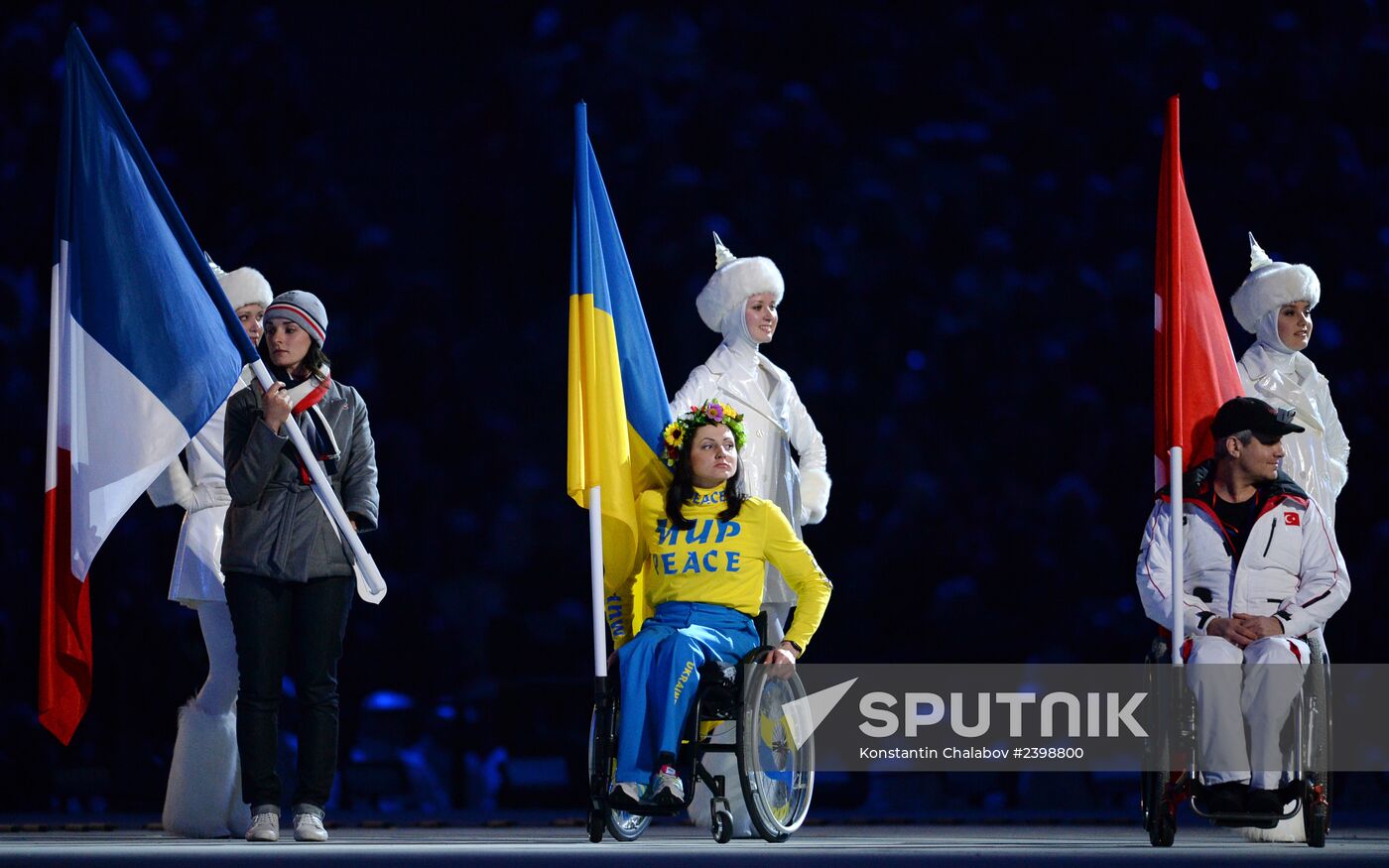 Closing ceremony of the Sochi 2014 Winter Paralympic Games