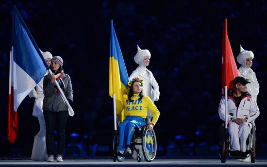 Closing ceremony of the Sochi 2014 Winter Paralympic Games