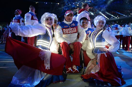 Closing ceremony of the Sochi 2014 Winter Paralympic Games