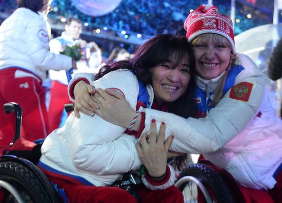 Closing ceremony of the Sochi 2014 Winter Paralympic Games