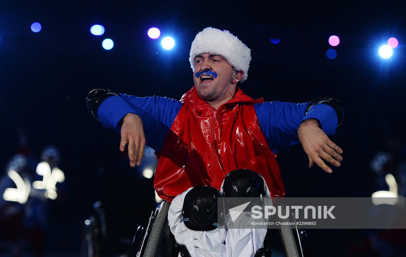 Closing ceremony of the Sochi 2014 Winter Paralympic Games