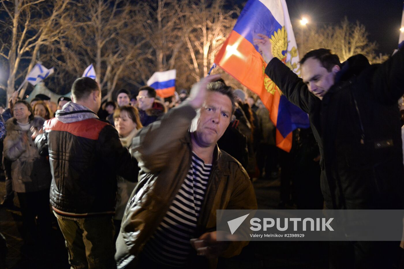 In Sevastopol after voting in referendum on status of Crimea