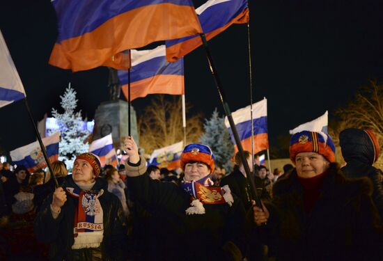 In Sevastopol after voting in referendum on status of Crimea