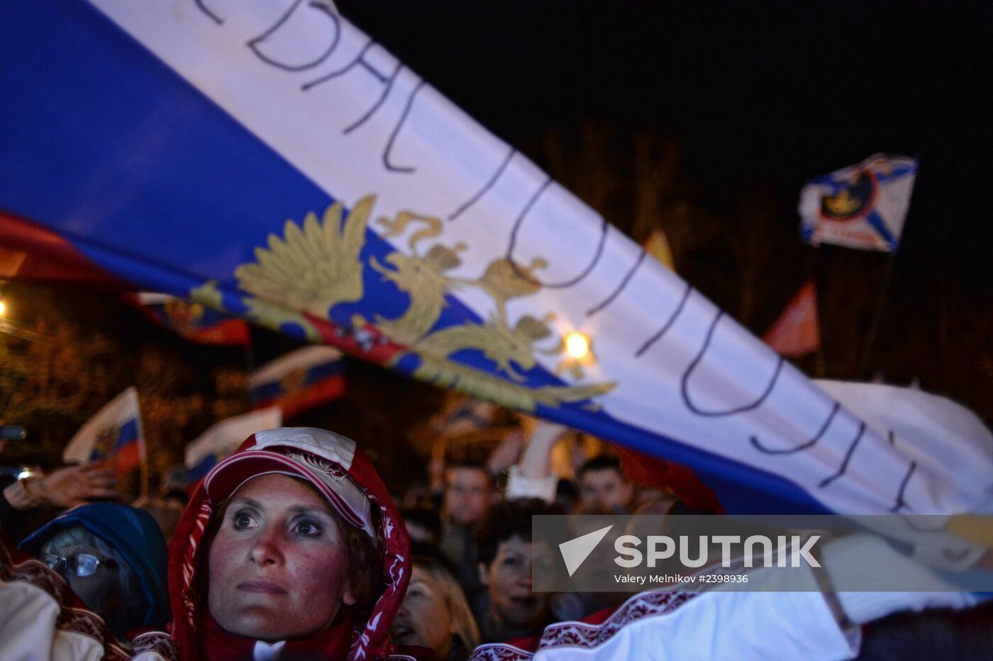 In Sevastopol after voting in referendum on status of Crimea