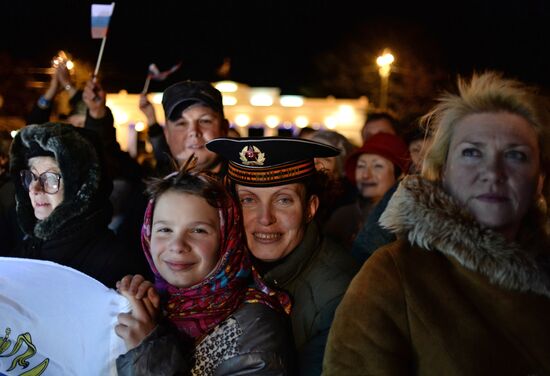 In Sevastopol after voting in referendum on status of Crimea