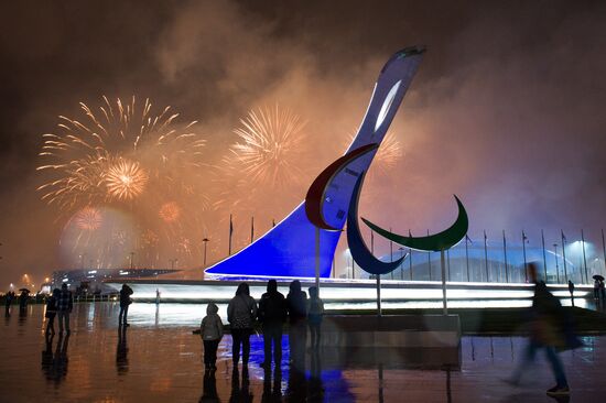 Closing ceremony of the Sochi 2014 Winter Paralympic Games