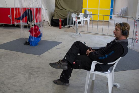 Behind the scenes at closing ceremony of the Sochi 2014 Winter Paralympic Games