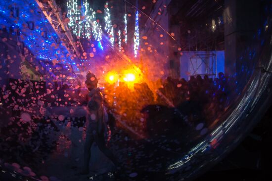 Behind the scenes at closing ceremony of the Sochi 2014 Winter Paralympic Games