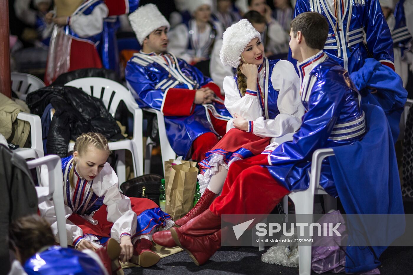 Behind the scenes at closing ceremony of the Sochi 2014 Winter Paralympic Games