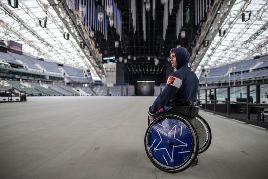 Behind the scenes at closing ceremony of the Sochi 2014 Winter Paralympic Games