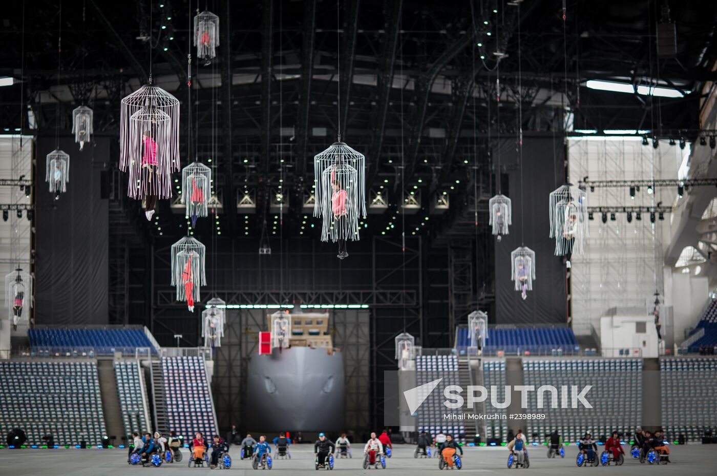 Behind the scenes at closing ceremony of the Sochi 2014 Winter Paralympic Games