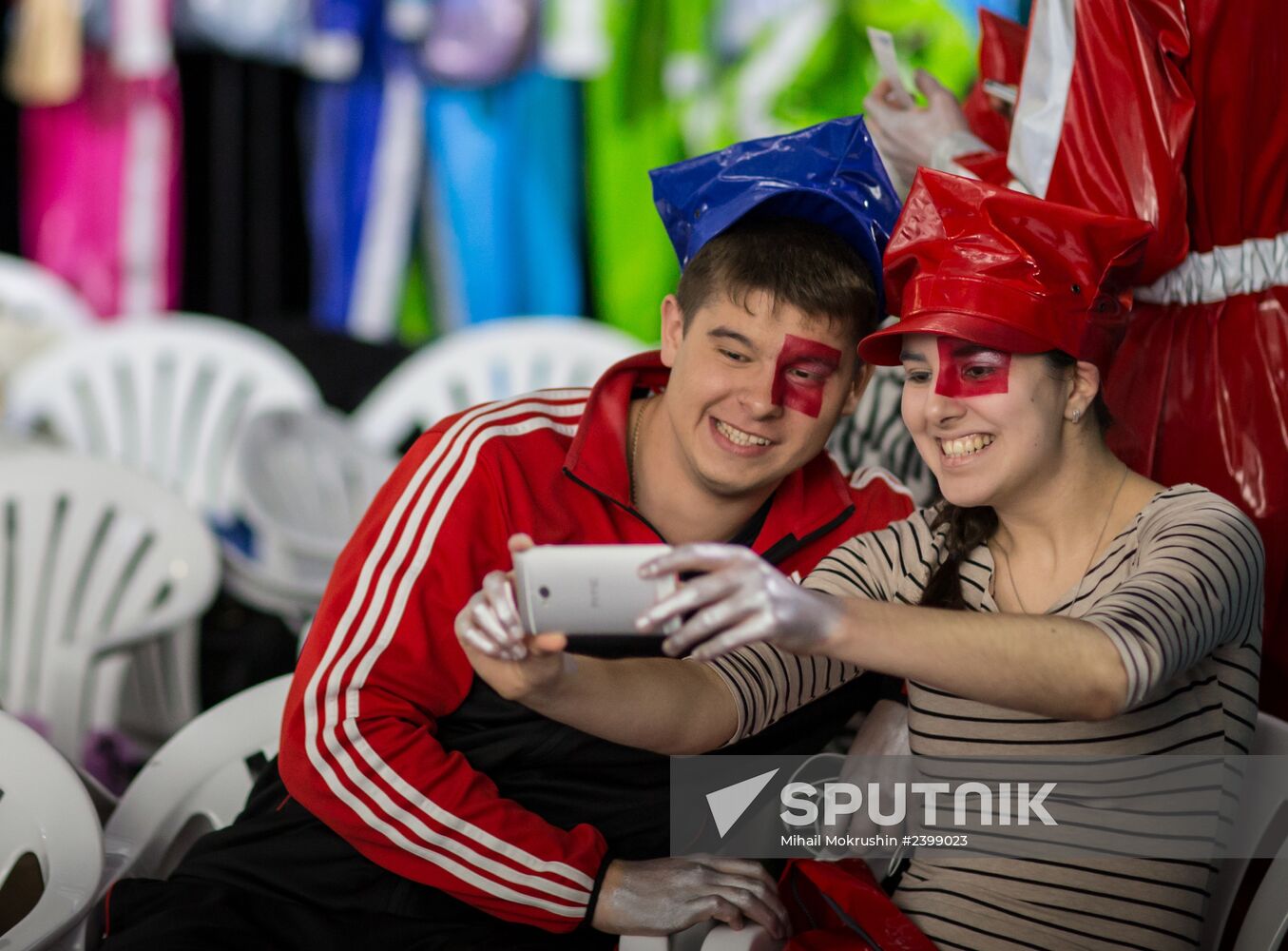 Behind the scenes at closing ceremony of the Sochi 2014 Winter Paralympic Games