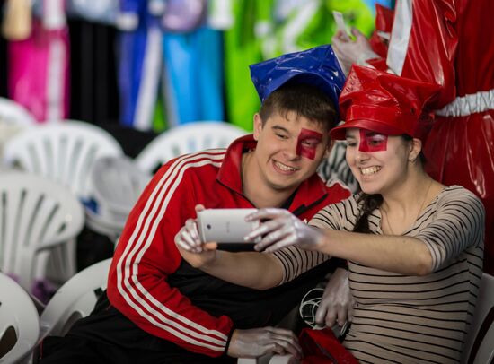 Behind the scenes at closing ceremony of the Sochi 2014 Winter Paralympic Games