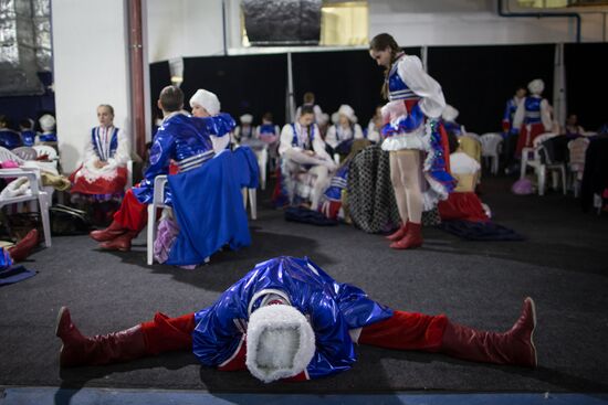 Behind the scenes at closing ceremony of the Sochi 2014 Winter Paralympic Games