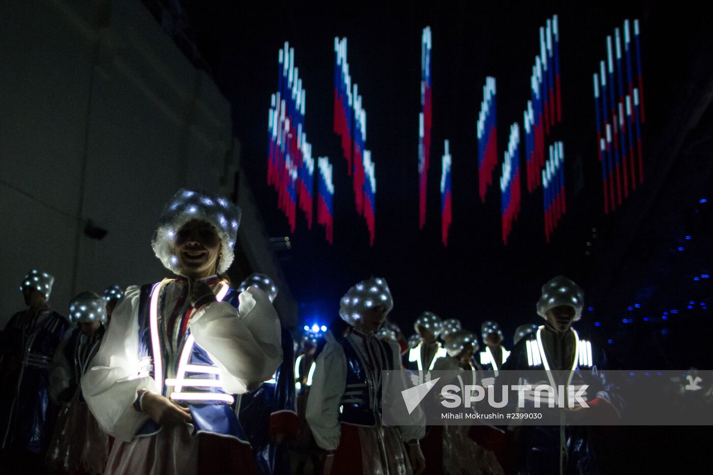 Behind the scenes at closing ceremony of the Sochi 2014 Winter Paralympic Games