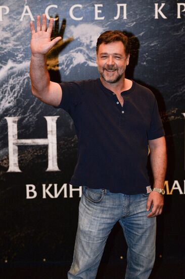 News conference and photocall with Russell Crowe