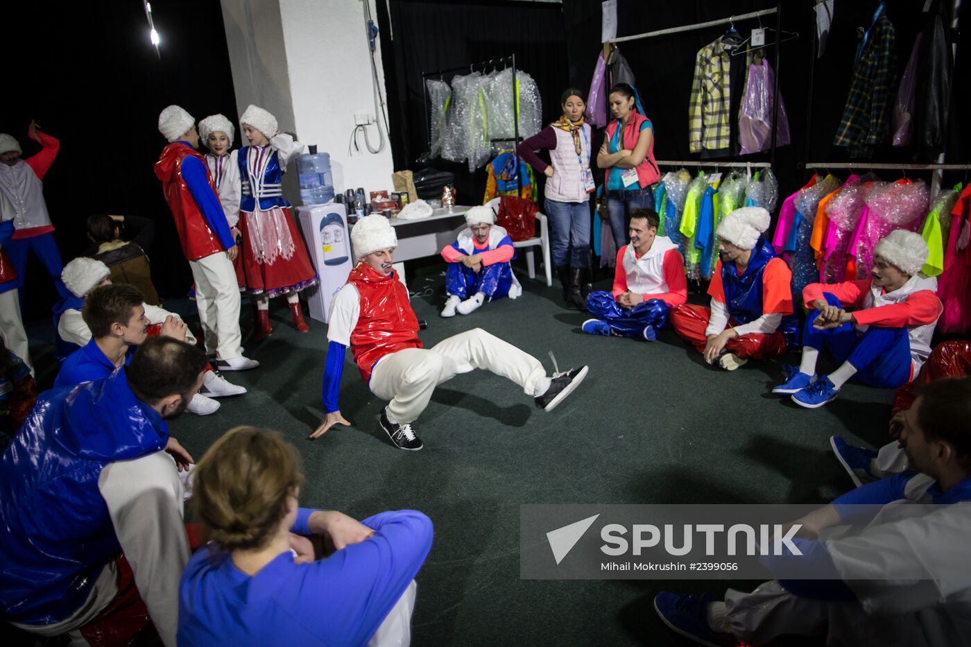 Behind the scenes at closing ceremony of the Sochi 2014 Winter Paralympic Games