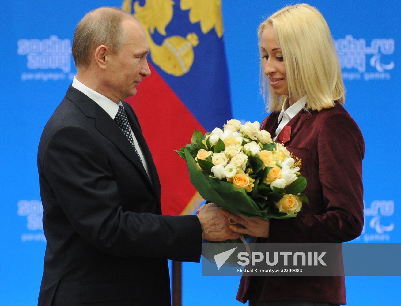 Vladimir Putin presents state awards to winners of Sochi 2014 Winter Paralympics