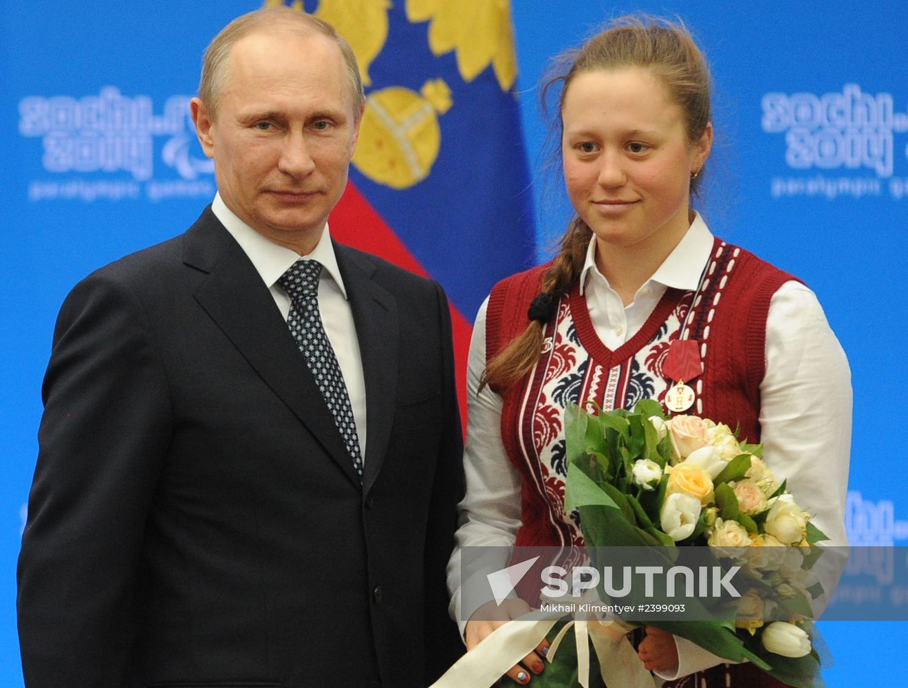 Vladimir Putin presents state awards to winners of Sochi 2014 Winter Paralympics