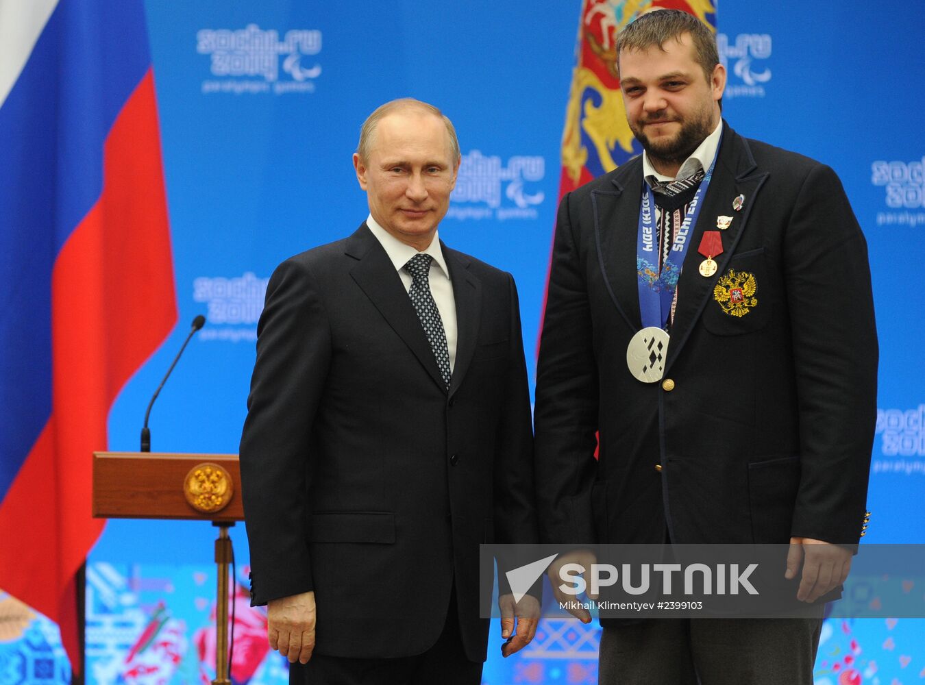 Vladimir Putin presents state awards to winners of Sochi 2014 Winter Paralympics