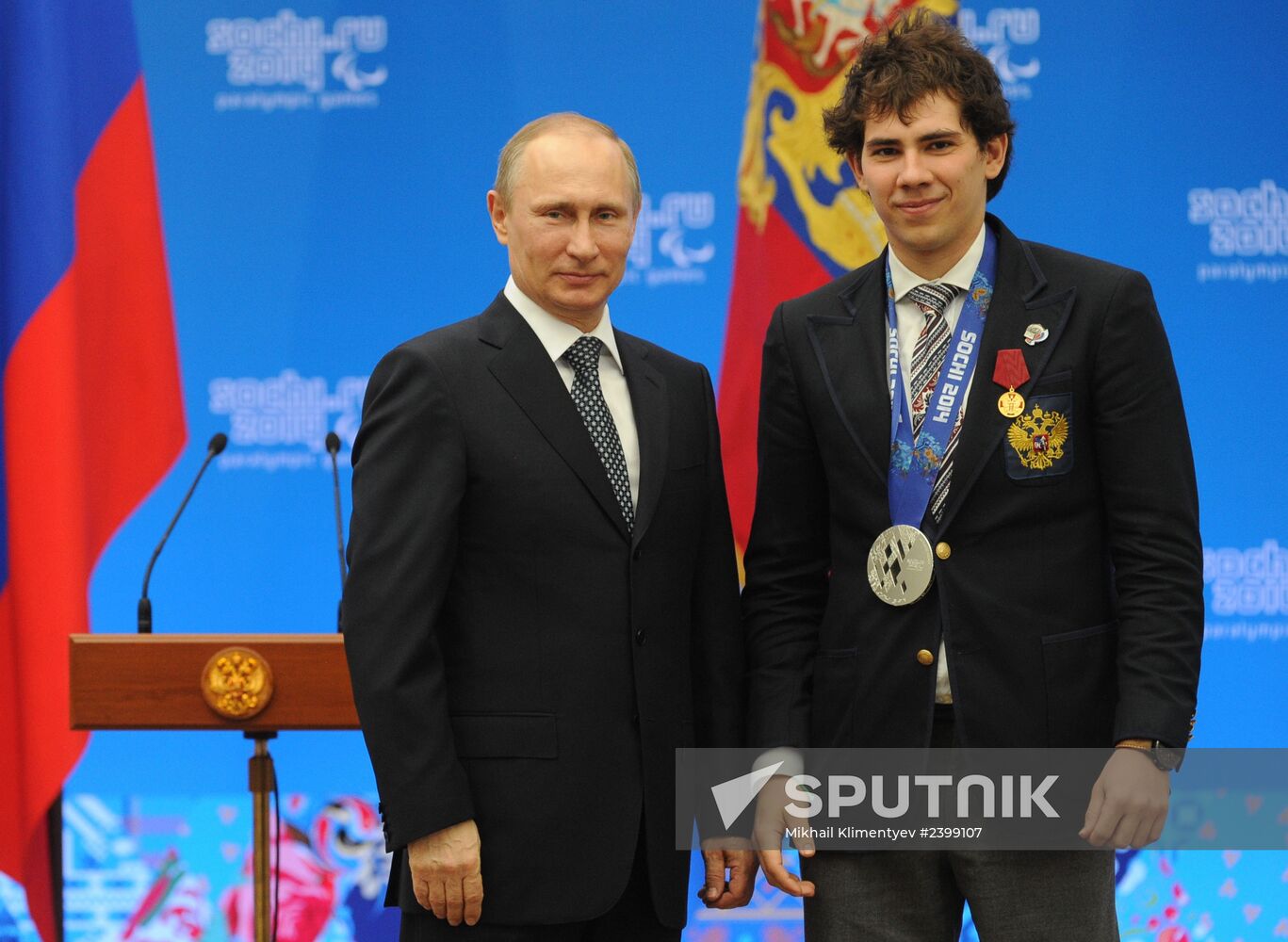 Vladimir Putin presents state awards to winners of Sochi 2014 Winter Paralympics