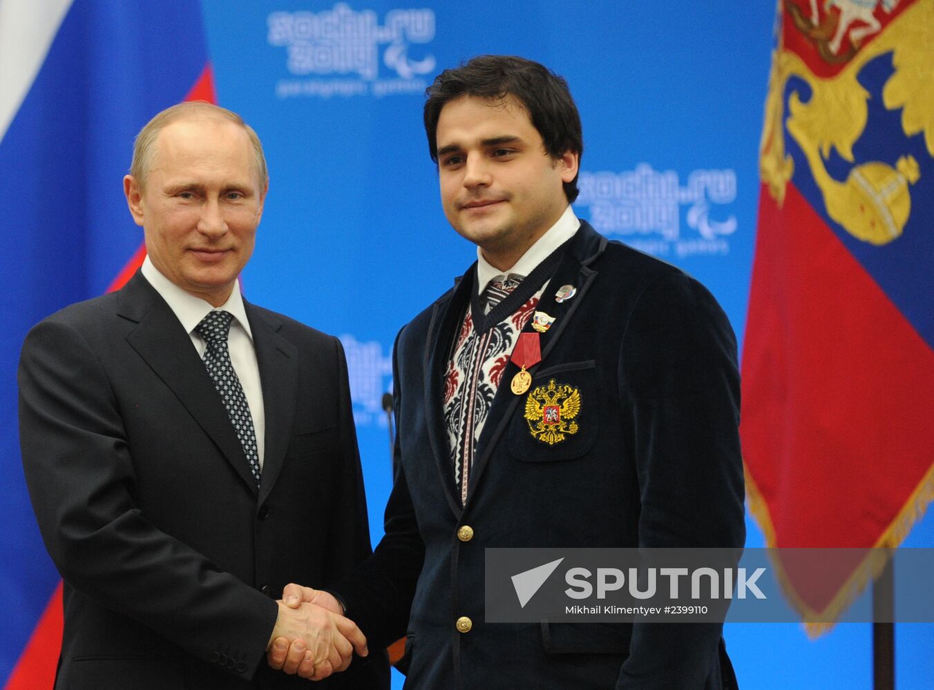 Vladimir Putin presents state awards to winners of Sochi 2014 Winter Paralympics