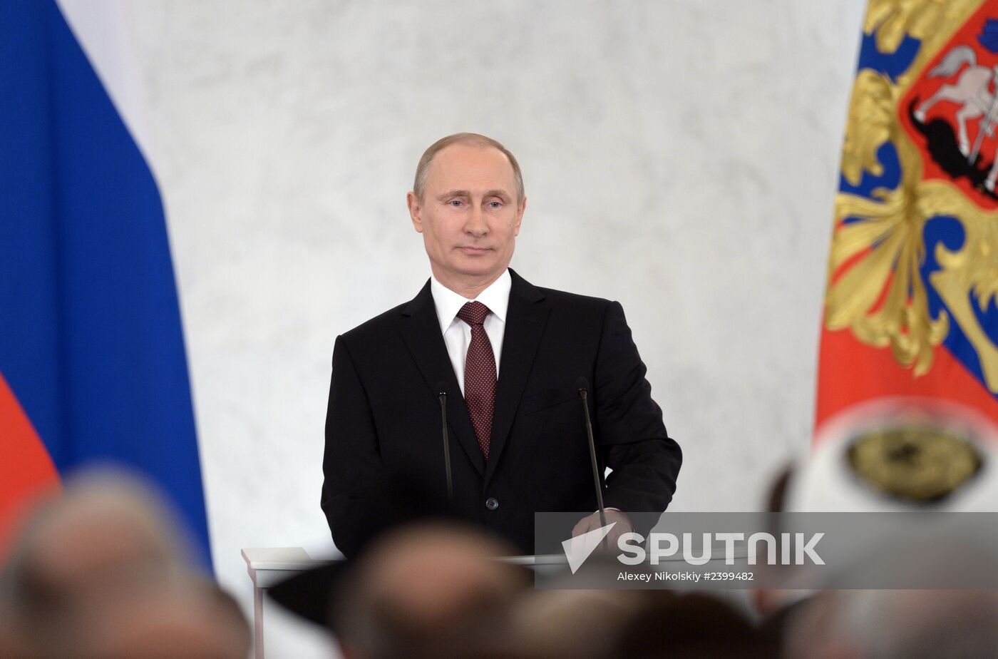 Vladimir Putin's statement on Crimea's integration with Russia