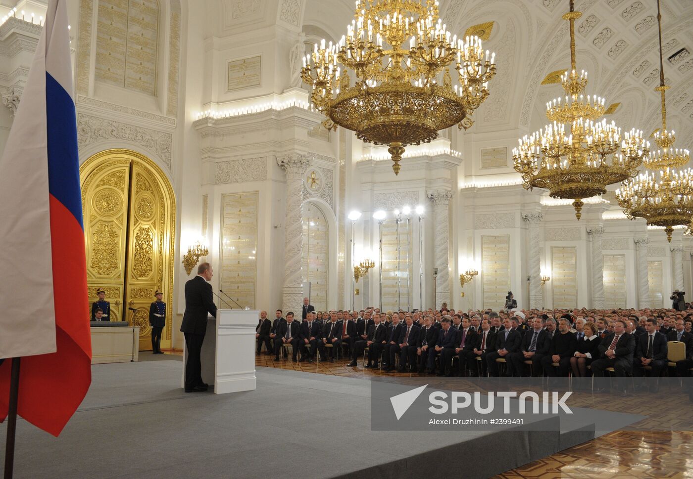 Vladimir Putin's statement on Crimea's integration with Russia
