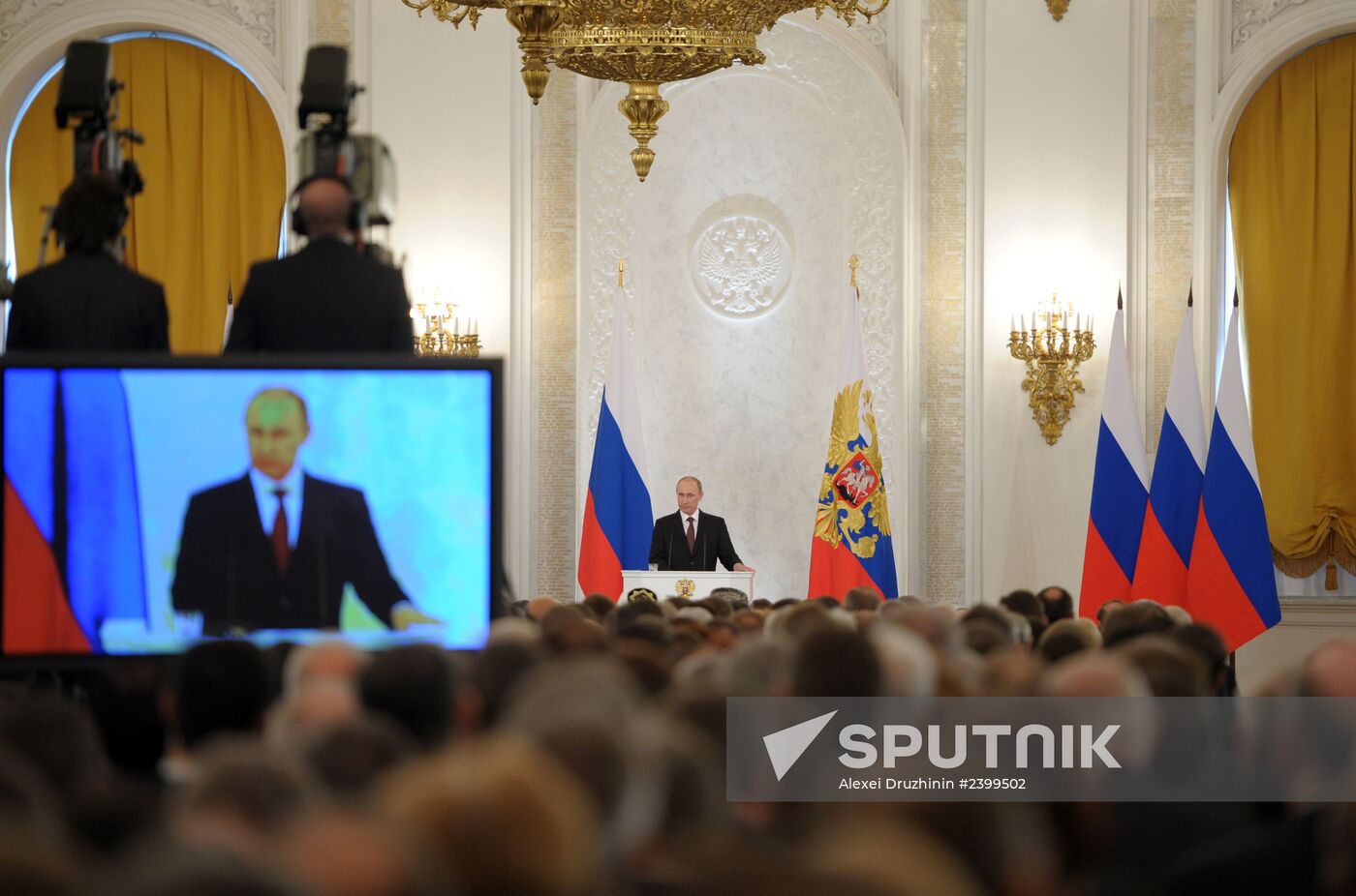 Vladimir Putin's statement on Crimea's integration with Russia