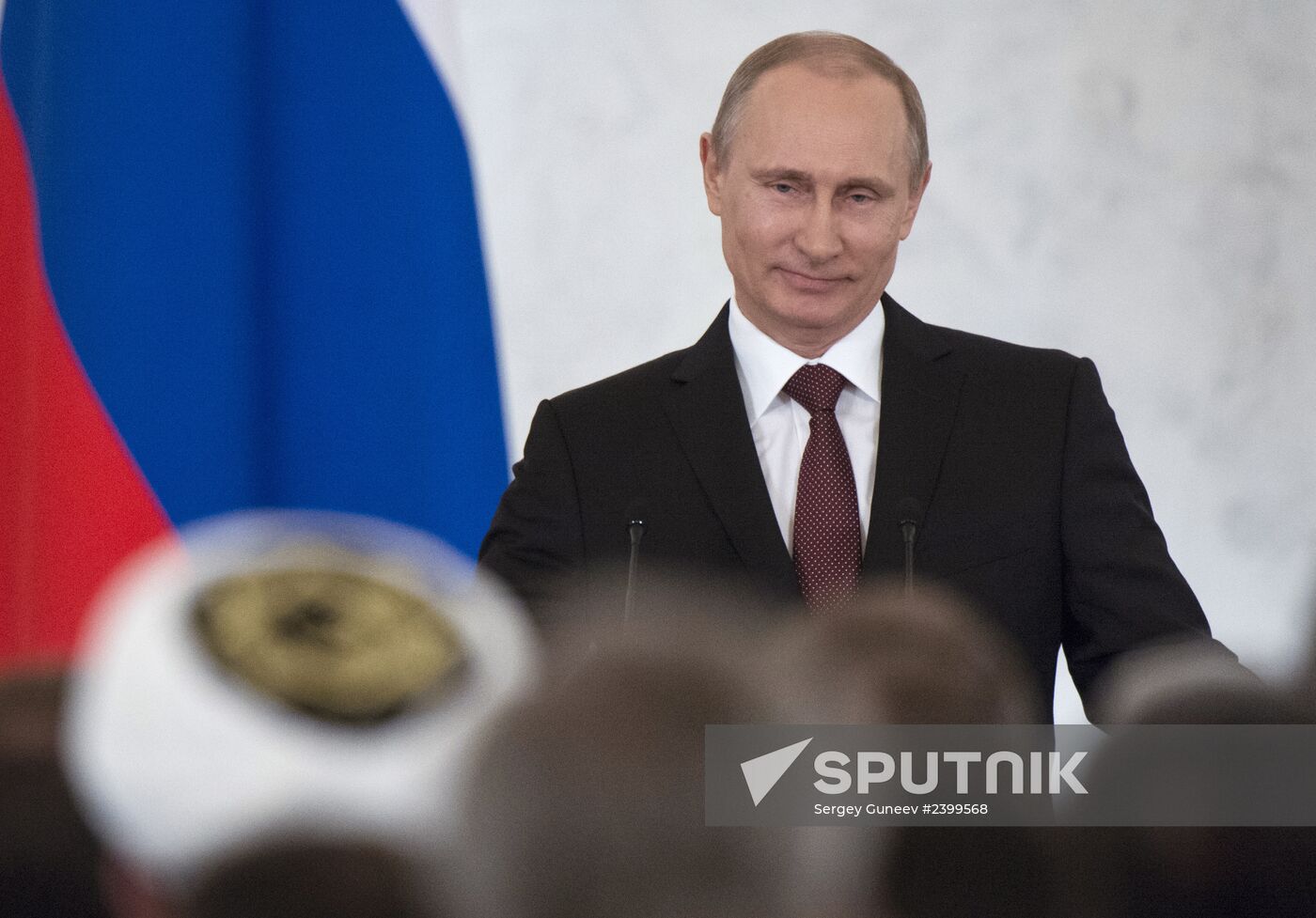 Vladimir Putin's statement on Crimea's integration with Russia