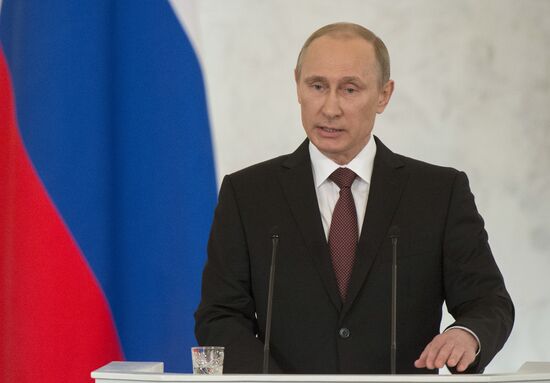 Vladimir Putin's Address on Admission of Crimea to RUssia