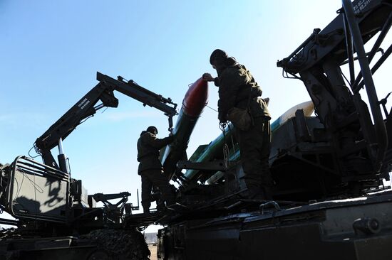 Training of Air Defense Forces in Eastern military district