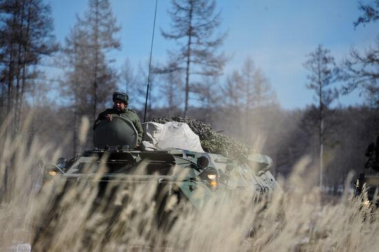 Training of Air Defense Forces in Eastern military district