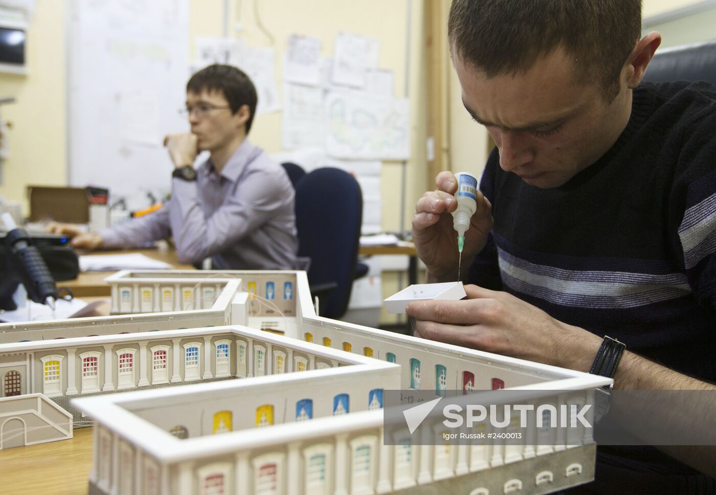 Construction of historic model of 18th century St. Petersburg "Petrine Aquatorium"