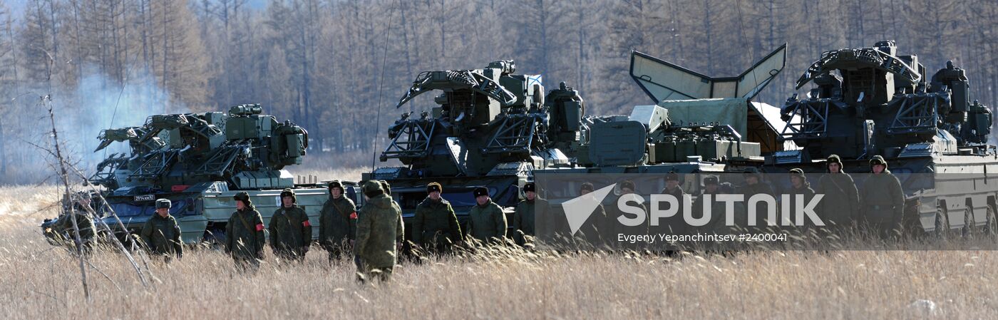 Training of Air Defense Forces in Eastern military district