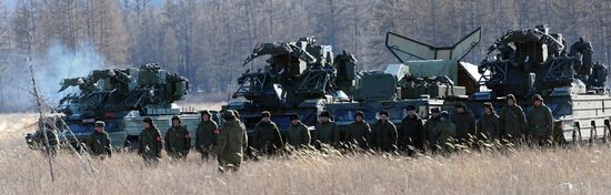 Training of Air Defense Forces in Eastern military district