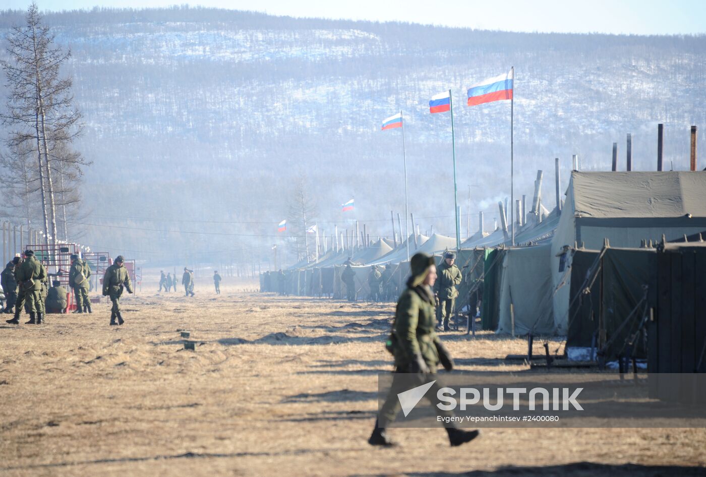 Training of Air Defense Forces in Eastern military district