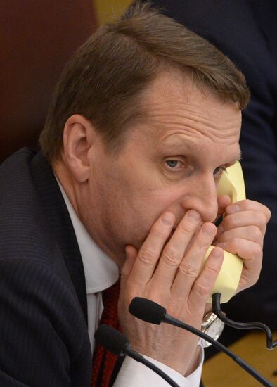 State Duma's additional plenary meeting