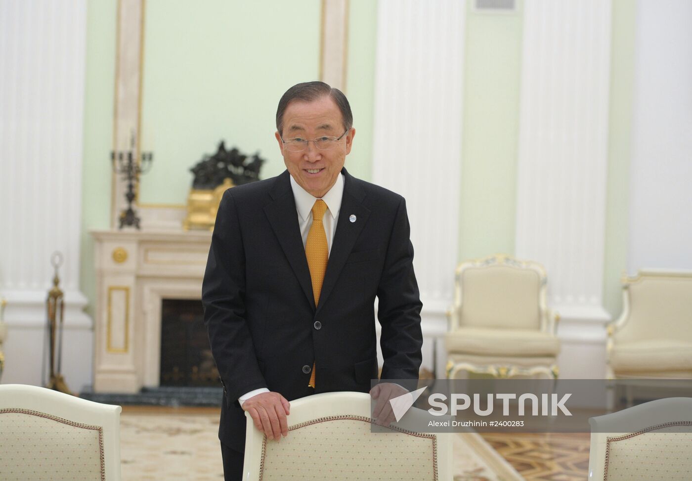 Vladimir Putin meets Ban Ki-moon