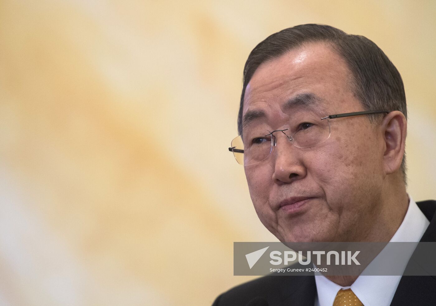 Vladimir Putin meets Ban Ki-moon