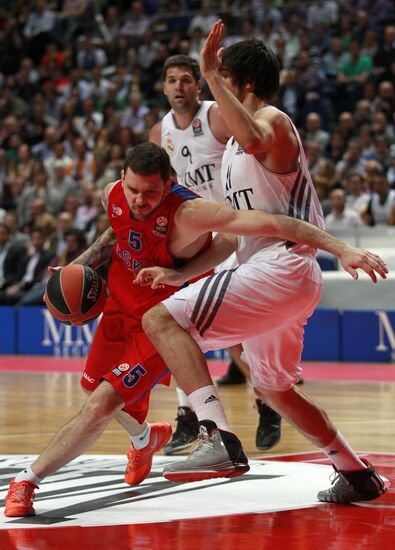 Basketball Euroleague. Real vs. CSKA