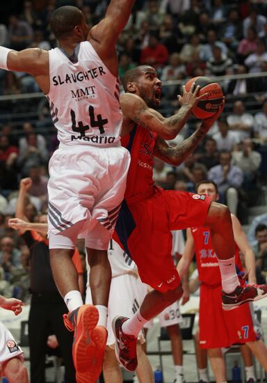 Basketball Euroleague. Real vs. CSKA