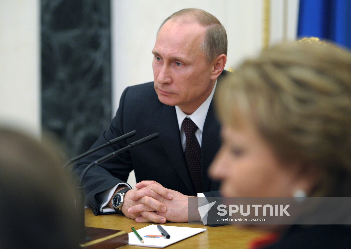 Vladimir Putin holds Russian Security Council meeting