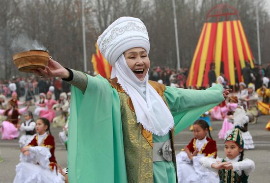 Spring Navruz festival in Bishkek
