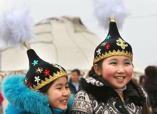 Spring Navruz festival in Bishkek