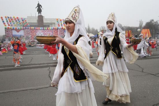 Spring Navruz festival in Bishkek