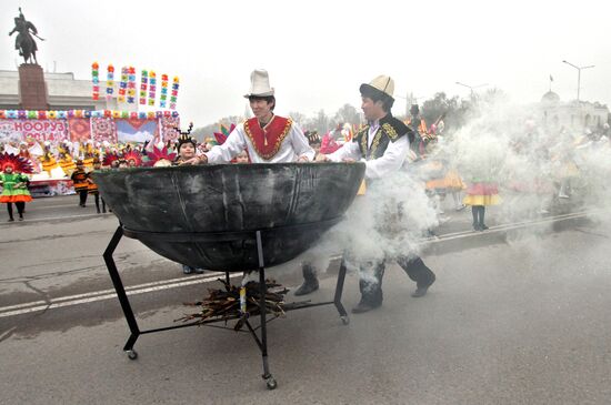 Spring Navruz festival in Bishkek