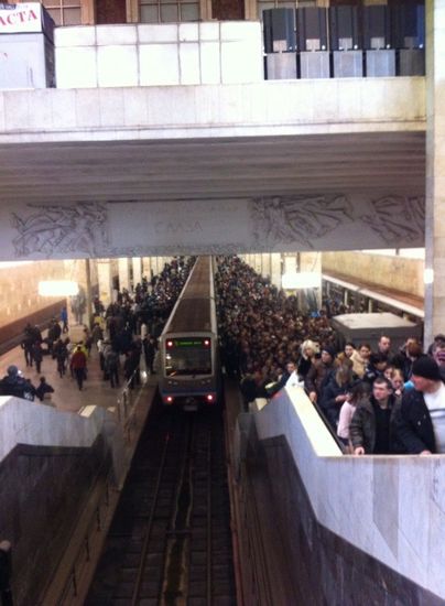 Four Moscow metro stations of Arbatsko-Pokrovskaya line get flooded