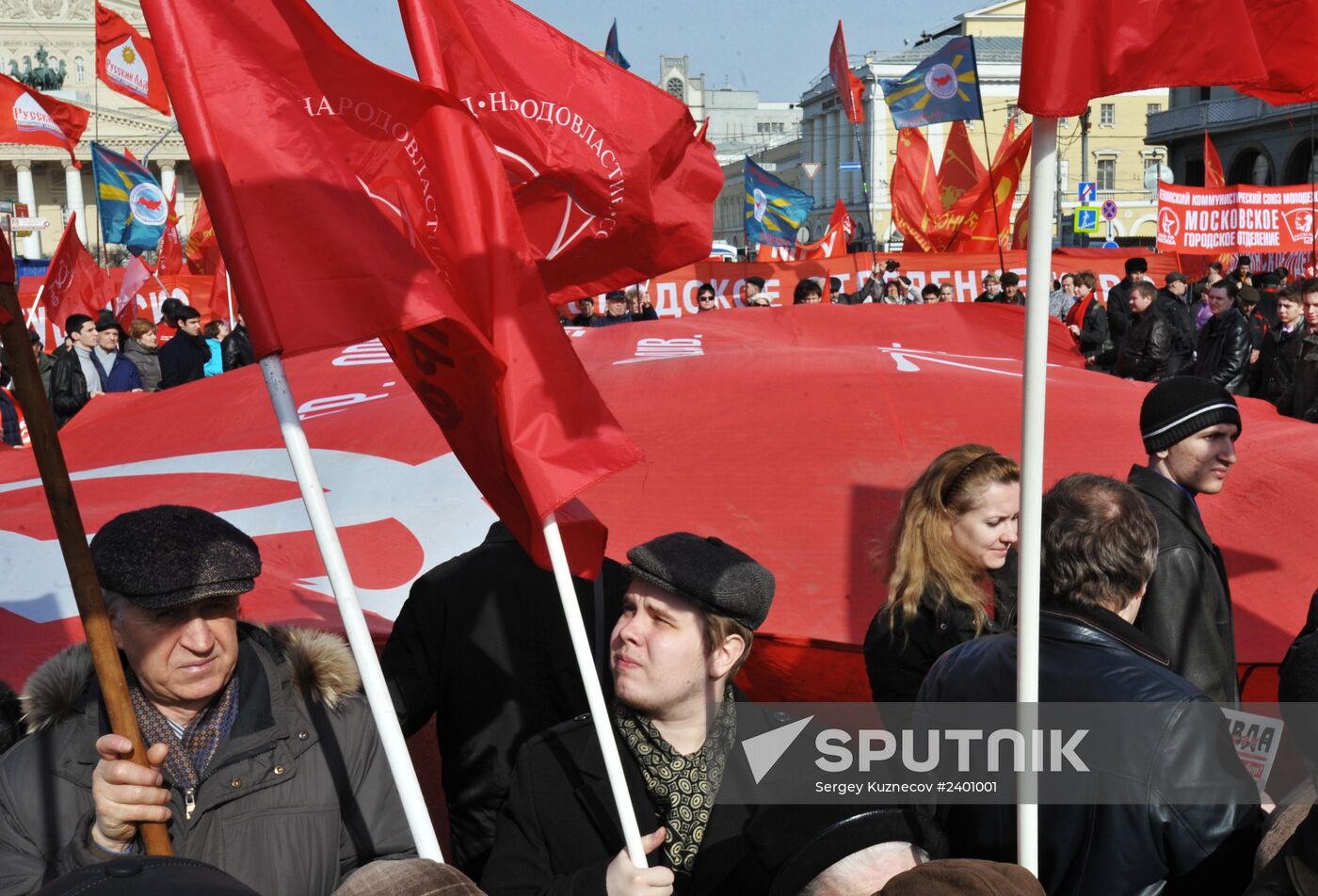 Rally to support results of referendum in Crimea