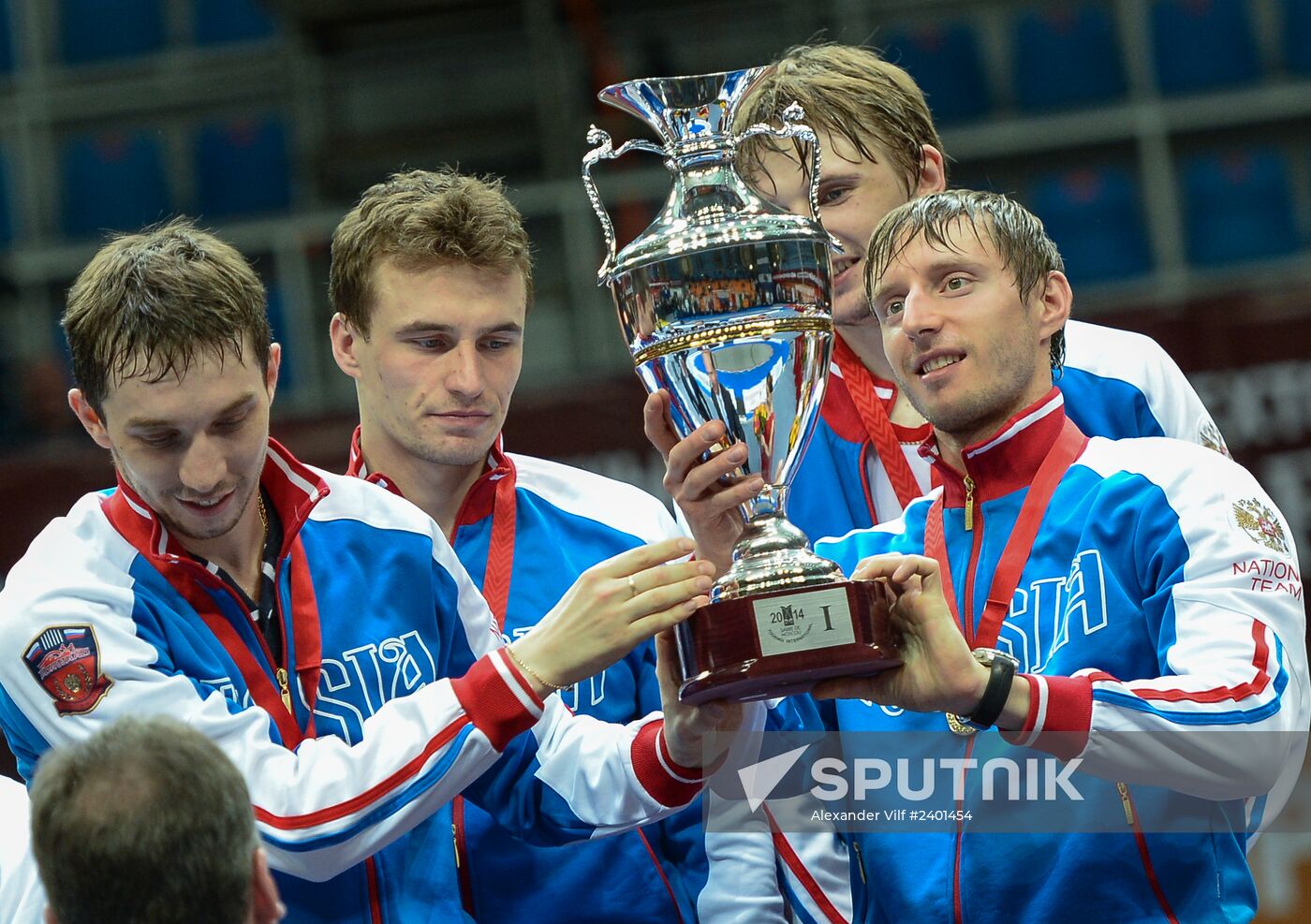 Fencing. 2014 Moscow Sabre tournament. Team event